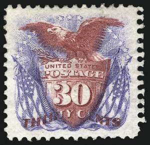 Sale 1007, Lot 2317, 1875 Re-Issue of 1869 Pictorial Issue (Scott 123-133a)