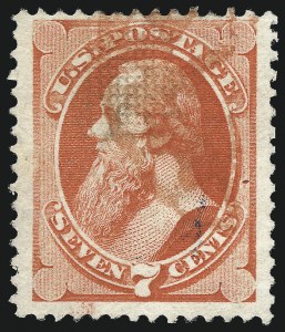 Sale 1007, Lot 2327, 1870-71 National Bank Note Co. Grilled Issue (Scott 134-144)