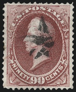 Sale 1007, Lot 2338, 1870-71 National Bank Note Co. Grilled Issue (Scott 134-144)