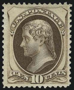 Sale 1007, Lot 2350, 1873 Continental Bank Note Co. Issue (Scott 156-166)