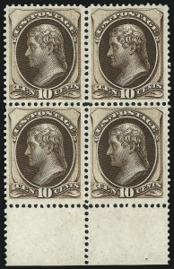 Sale 1007, Lot 2351, 1873 Continental Bank Note Co. Issue (Scott 156-166)