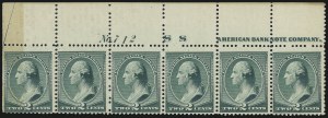 Sale 1007, Lot 2377, 1881-87 American Bank Note Co. Issues (Scott 206-218)