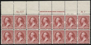 Sale 1007, Lot 2389, 1890-93 Issue (Scott 219D-229)