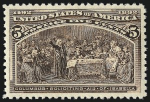 Sale 1007, Lot 2413, 1893 Columbian Issue (1c thru 30c, Scott 230-239)