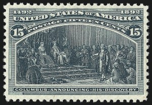 Sale Number 1007, Lot Number 2416, 1893 Columbian Issue (1c thru 30c, Scott 230-239)