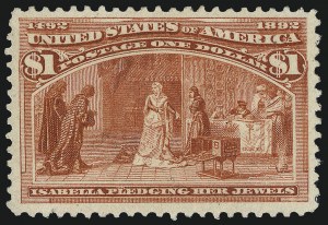 Sale 1007, Lot 2438, 1893 Columbian Issue (50c thru $1.00, Scott 240-241)