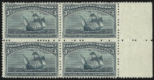 Sale 1007, Lot 2467, 1893 Columbian Issue Multiples (1c thru 15c, Scott 230-238)