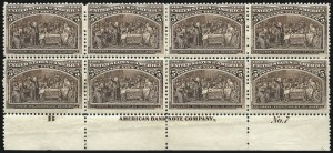Sale 1007, Lot 2473, 1893 Columbian Issue Multiples (1c thru 15c, Scott 230-238)