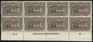 Sale 1007, Lot 2474, 1893 Columbian Issue Multiples (1c thru 15c, Scott 230-238)