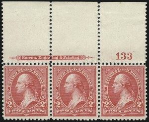 Sale 1007, Lot 2490, 1894 Unwatermarked Bureau Issue (Scott 246-262)