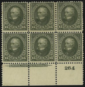 Sale 1007, Lot 2532, 1895 Watermarked Bureau Issue (Scott 268-284)
