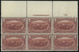 Sale 1007, Lot 2539, 1898 Trans-Mississippi Issue (1c thru 10c, Scott 285-290)