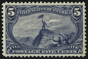 Sale 1007, Lot 2543, 1898 Trans-Mississippi Issue (1c thru 10c, Scott 285-290)