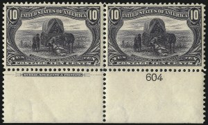 Sale 1007, Lot 2549, 1898 Trans-Mississippi Issue (1c thru 10c, Scott 285-290)