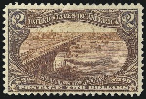 Sale 1007, Lot 2566, 1898 Trans-Mississippi Issue (50c thru $2.00, Scott 291-293)