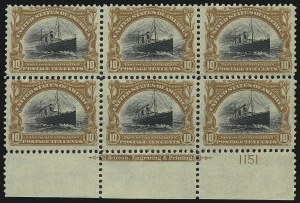 Sale 1007, Lot 2588, 1901 Pan-American Issue (Scott 294-299)
