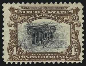Sale 1007, Lot 2590, 1901 Pan-American Issue Inverts (Scott 294a, 296a-S)