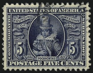 Sale 1007, Lot 2635, 1904 Louisiana Purchase, Jamestown Issues (Scott 323-330)
