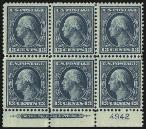 Sale 1007, Lot 2638, 1908-10 Washington-Franklin Issues (Scott 331-358)