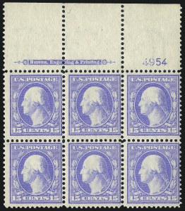 Sale 1007, Lot 2639, 1908-10 Washington-Franklin Issues (Scott 331-358)