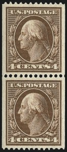 Sale 1007, Lot 2650, 1908-10 Washington-Franklin Issues (Scott 331-358)