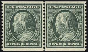 Sale 1007, Lot 2655, 1908-10 Washington-Franklin Issues (Scott 331-358)