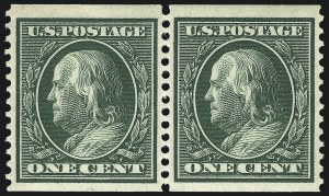 Sale 1007, Lot 2656, 1908-10 Washington-Franklin Issues (Scott 331-358)