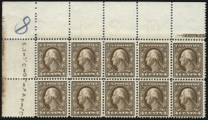 Sale 1007, Lot 2678, 1910-13 Washington-Franklin Issue (Scott 369-395)