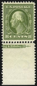 Sale 1007, Lot 2680, 1910-13 Washington-Franklin Issue (Scott 369-395)