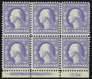 Sale 1007, Lot 2684, 1910-13 Washington-Franklin Issue (Scott 369-395)