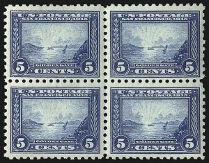 Sale 1007, Lot 2698, 1913-15 Panama-Pacific Issue (Scott 397-404)