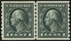 Sale 1007, Lot 2703, 1912-14 Washington-Franklin Issue (Scott 405-423)