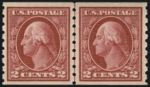 Sale 1007, Lot 2704, 1912-14 Washington-Franklin Issue (Scott 405-423)