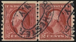 Sale 1007, Lot 2705, 1912-14 Washington-Franklin Issue (Scott 405-423)