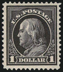 Sale 1007, Lot 2714, 1912-14 Washington-Franklin Issue (Scott 405-423)
