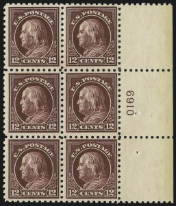 Sale 1007, Lot 2719, 1913-15 Washington-Franklin Issues (Scott 424-460)