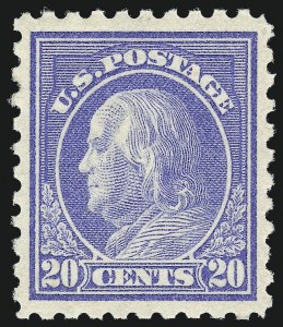 Sale 1007, Lot 2720, 1913-15 Washington-Franklin Issues (Scott 424-460)