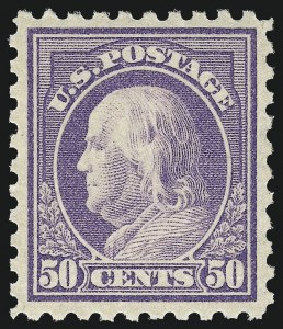 Sale 1007, Lot 2722, 1913-15 Washington-Franklin Issues (Scott 424-460)
