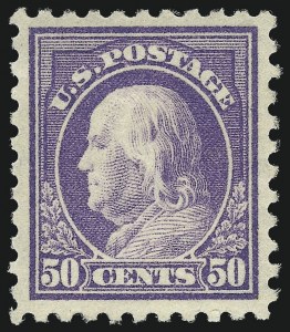 Sale 1007, Lot 2723, 1913-15 Washington-Franklin Issues (Scott 424-460)