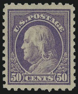 Sale 1007, Lot 2724, 1913-15 Washington-Franklin Issues (Scott 424-460)