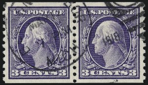 Sale Number 1007, Lot Number 2730, 1913-15 Washington-Franklin Issues (Scott 424-460)