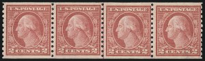 Sale 1007, Lot 2743, 1913-15 Washington-Franklin Issues (Scott 424-460)