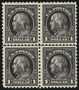 Sale 1007, Lot 2751, 1913-15 Washington-Franklin Issues (Scott 424-460)