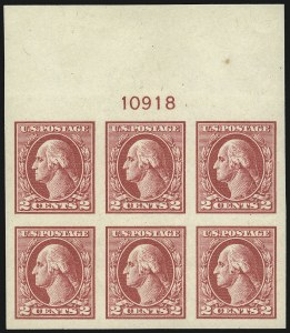 Sale 1007, Lot 2819, 1918-20 Offset Printing Issues (Scott 528-534B)