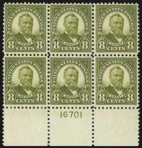 Sale 1007, Lot 2839, 1922-29 Issues (Scott 551-573a)