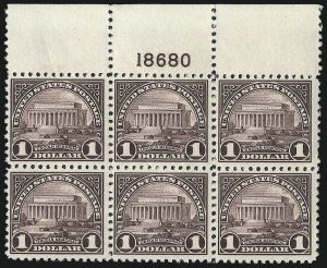 Sale 1007, Lot 2849, 1922-29 Issues (Scott 551-573a)