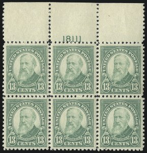 Sale 1007, Lot 2872, 1922 and Later Issues (Scott 578 onwards)