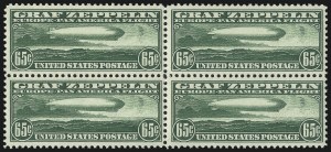 Sale 1007, Lot 2926, Air Post Graf Zeppelin Issue (Scott C13-C15, C18), 65c Graf Zeppelin (C13) Sale 1007, Lot 2926, Air Post Graf Zeppelin Issue (Scott C13-C15, C18)