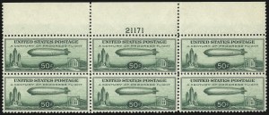 Sale 1007, Lot 2933, Air Post Graf Zeppelin Issue (Scott C13-C15, C18)