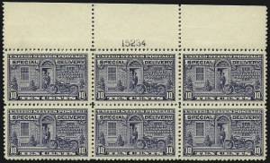 Sale 1007, Lot 2948, Special Delivery, Registration (E, F)